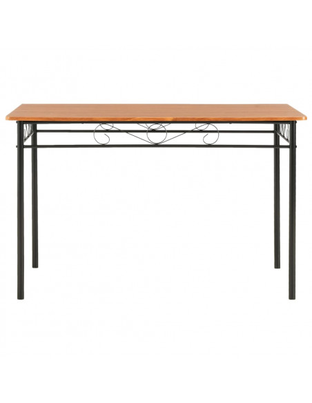 Tavolo da Pranzo Marrone 120x70x75 cm MDF