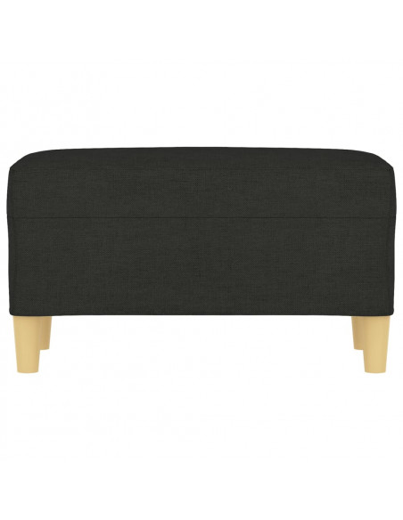 Panca Nero 70x35x41 cm in Tessuto