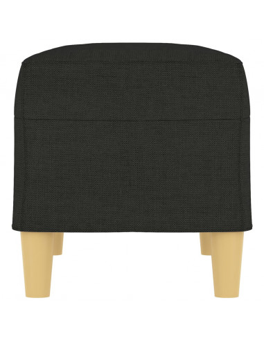 Panca Nero 70x35x41 cm in Tessuto