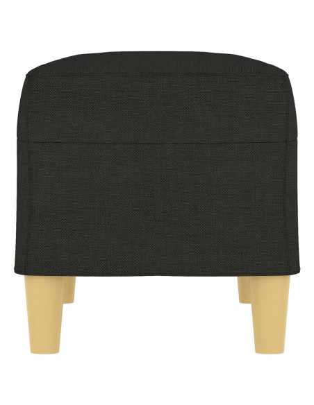 Panca Nero 70x35x41 cm in Tessuto