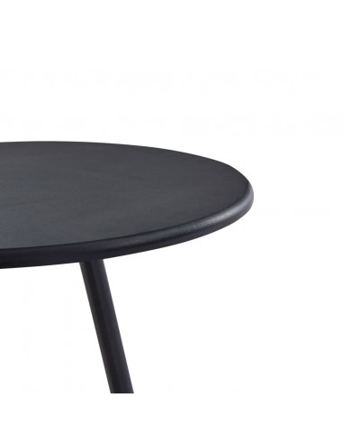 Tavolo da Bar Nero 60x107,5 cm in MDF