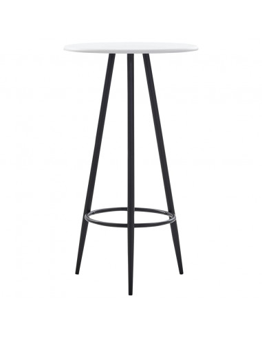 Tavolo da Bar Bianco 60x107,5 cm in MDF