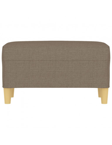 Panca tortora 70x35x41 cm in Tessuto