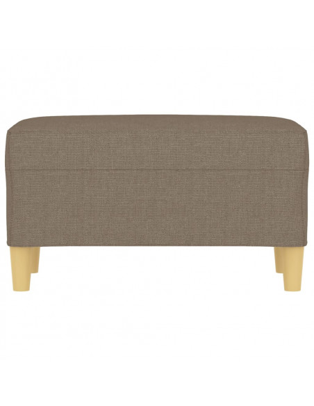 Panca tortora 70x35x41 cm in Tessuto
