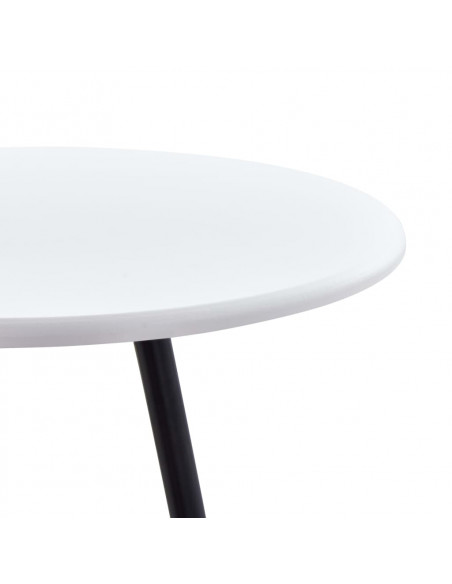 Tavolo da Bar Bianco 60x107,5 cm in MDF