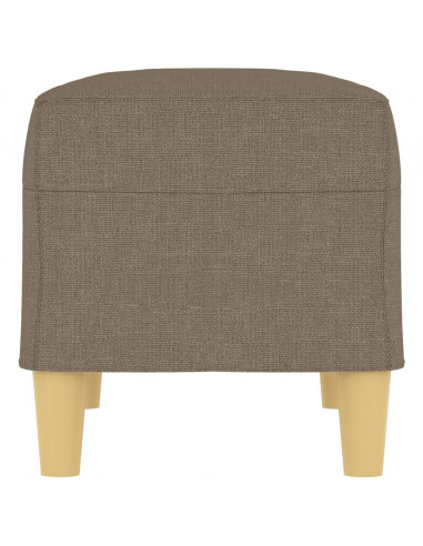 Panca tortora 70x35x41 cm in Tessuto