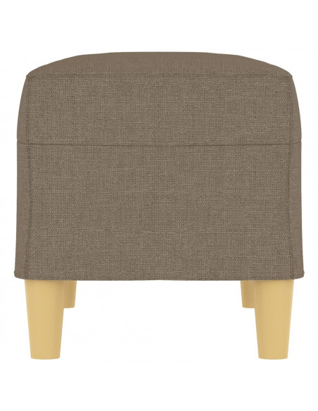 Panca tortora 70x35x41 cm in Tessuto