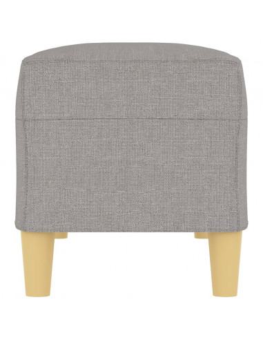 Panca Grigio chiaro 100x35x41 cm in Tessuto