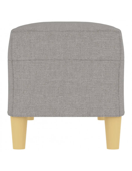 Panca Grigio chiaro 100x35x41 cm in Tessuto
