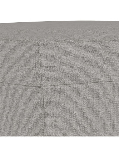 Panca Grigio chiaro 100x35x41 cm in Tessuto