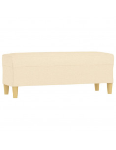 Panca Crema 100x35x41 cm in Tessuto 2