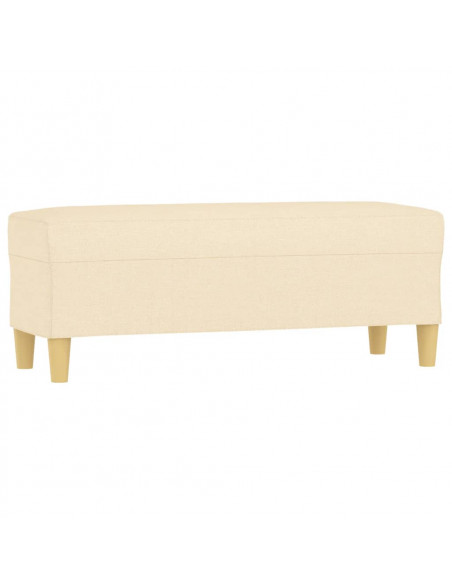 Panca Crema 100x35x41 cm in Tessuto