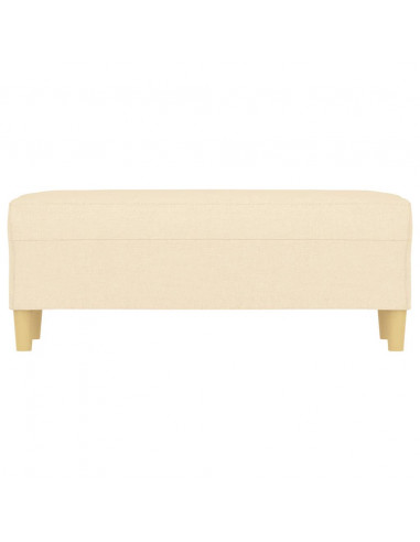 Panca Crema 100x35x41 cm in Tessuto
