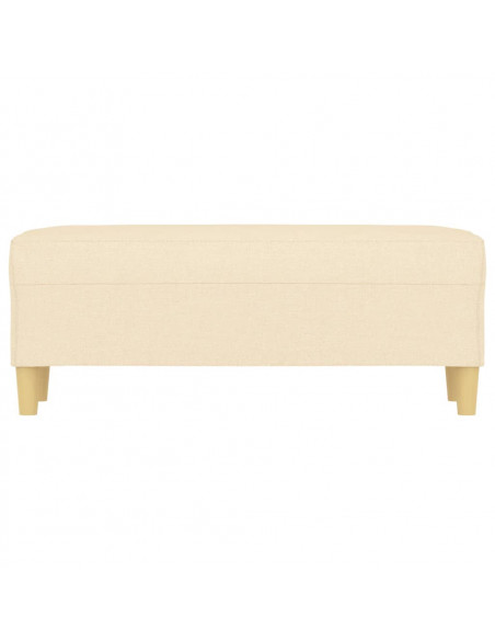 Panca Crema 100x35x41 cm in Tessuto