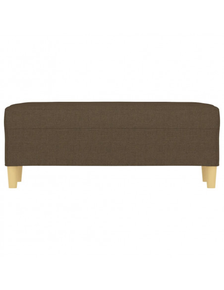 Panca Marrone 100x35x41 cm in Tessuto