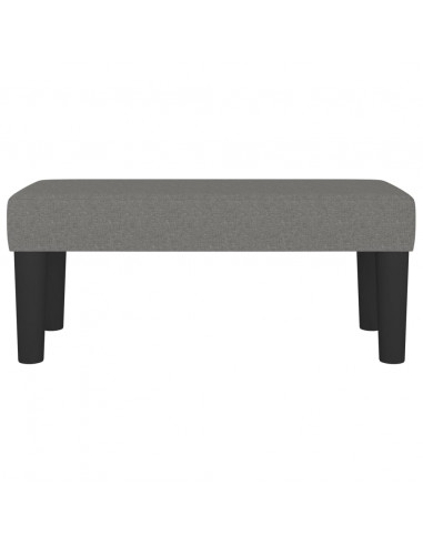 Panca Grigio Scuro 70x30x30 cm in Tessuto