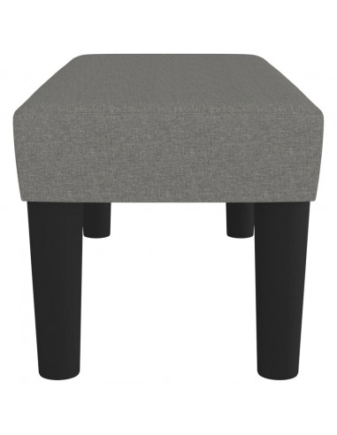 Panca Grigio Scuro 70x30x30 cm in Tessuto