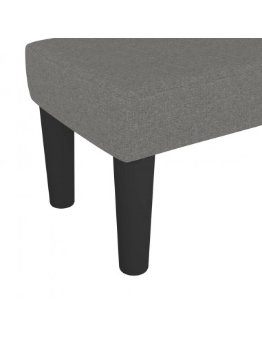 Panca Grigio Scuro 70x30x30 cm in Tessuto