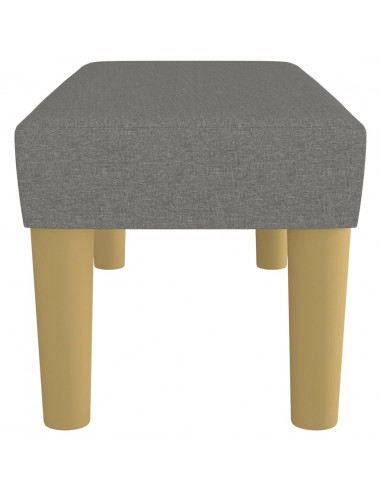 Panca Grigio Scuro 70x30x30 cm in Tessuto