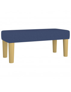 Panca Blu 70x30x30 cm in Tessuto 2