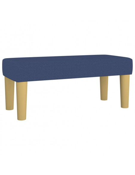 Panca Blu 70x30x30 cm in Tessuto