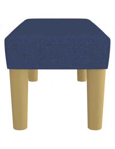 Panca Blu 70x30x30 cm in Tessuto