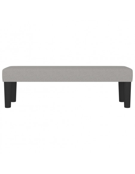 Panca Grigio Chiaro 100x30x30 cm in Tessuto