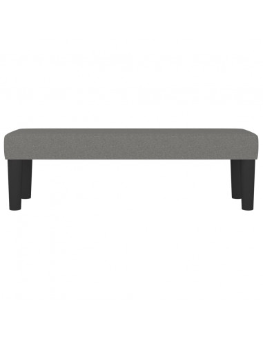 Panca Grigio Scuro 100x30x30 cm in Tessuto