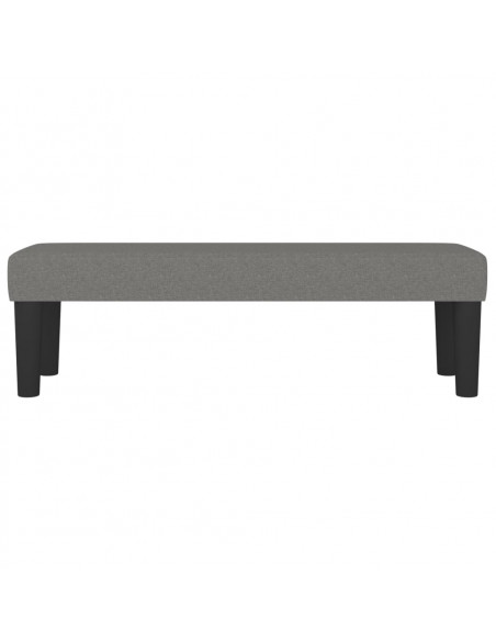 Panca Grigio Scuro 100x30x30 cm in Tessuto