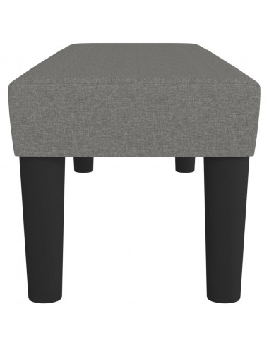 Panca Grigio Scuro 100x30x30 cm in Tessuto
