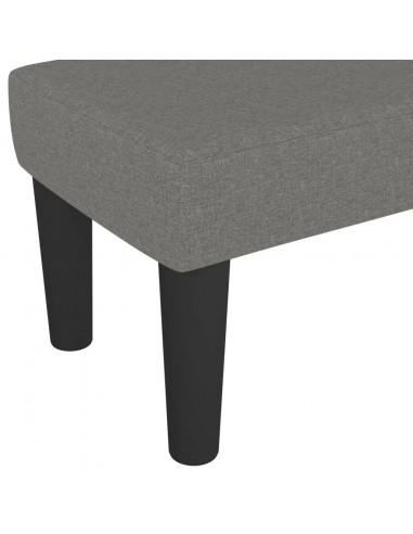 Panca Grigio Scuro 100x30x30 cm in Tessuto