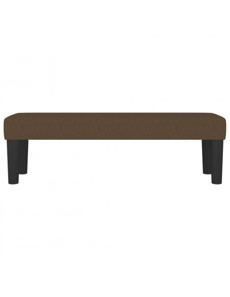 Panca Marrone Scuro 100x30x30 cm in Tessuto
