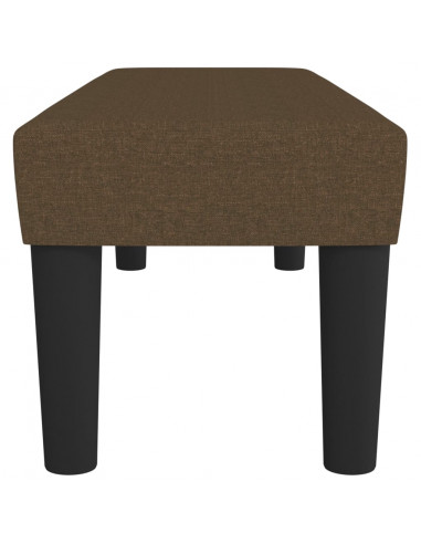 Panca Marrone Scuro 100x30x30 cm in Tessuto