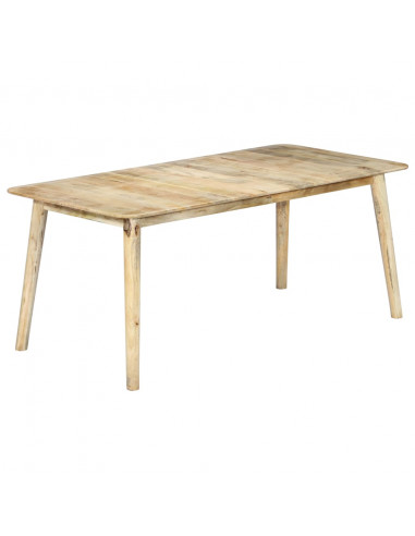 Tavolo da Pranzo 180x90x76 cm in Legno Massello di Mango