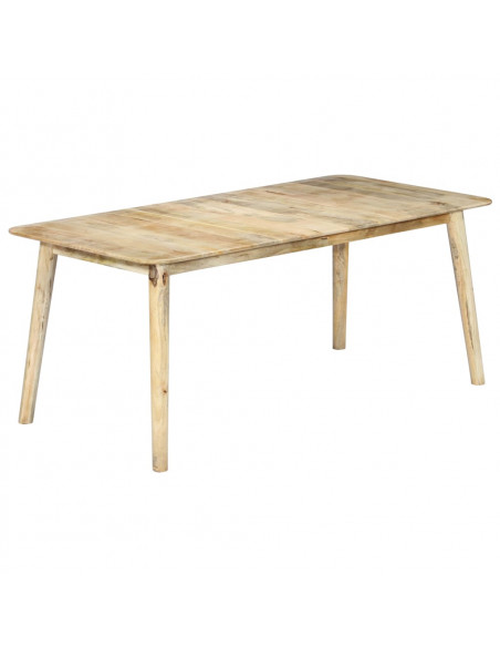 Tavolo da Pranzo 180x90x76 cm in Legno Massello di Mango