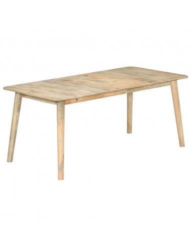 Tavolo da Pranzo 180x90x76 cm in Legno Massello di Mango