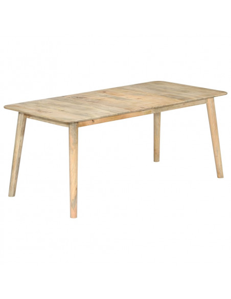 Tavolo da Pranzo 180x90x76 cm in Legno Massello di Mango