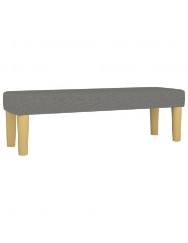 Panca Grigio Scuro 100x30x30 cm in Tessuto