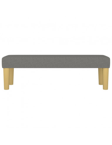Panca Grigio Scuro 100x30x30 cm in Tessuto