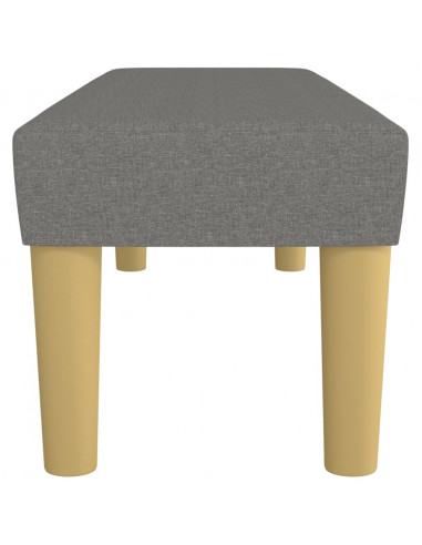 Panca Grigio Scuro 100x30x30 cm in Tessuto