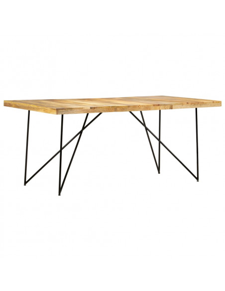 Tavolo da Pranzo 180x90x76 cm in Legno Massello di Mango