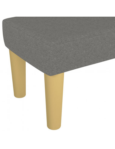 Panca Grigio Scuro 100x30x30 cm in Tessuto