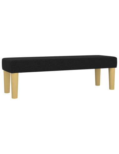 Panca Nera 100x30x30 cm in Tessuto