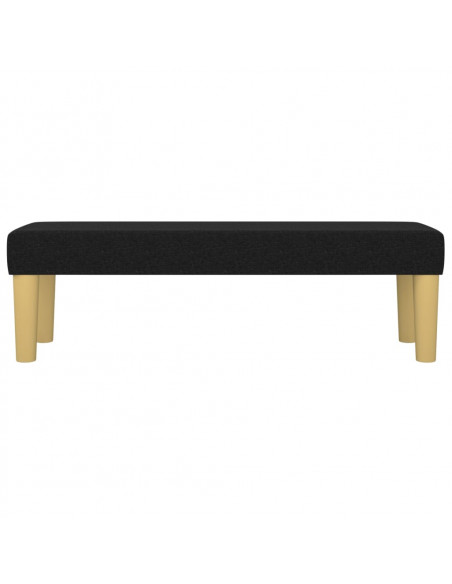 Panca Nera 100x30x30 cm in Tessuto