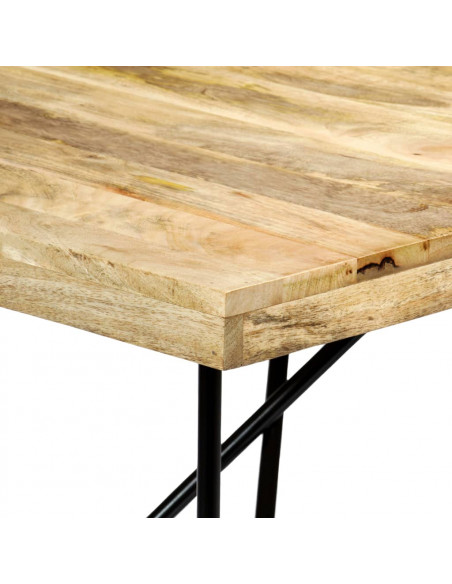 Tavolo da Pranzo 180x90x76 cm in Legno Massello di Mango