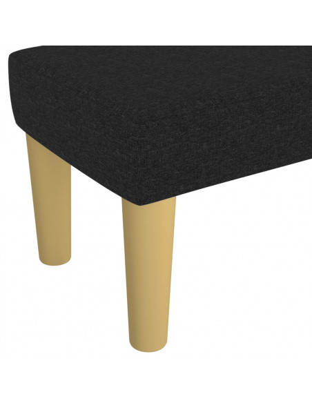 Panca Nera 100x30x30 cm in Tessuto