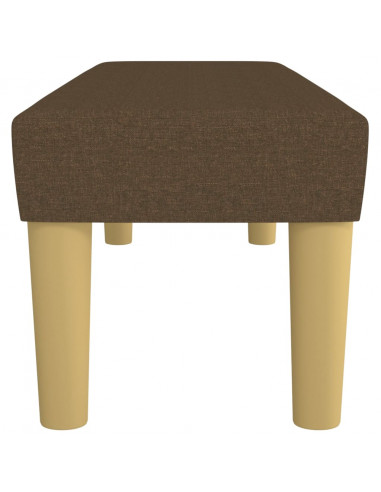 Panca Marrone Scuro 100x30x30 cm in Tessuto