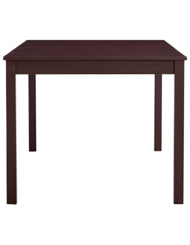 Tavolo da Pranzo Marrone Scuro 180x90x73 cm in Legno di Pino