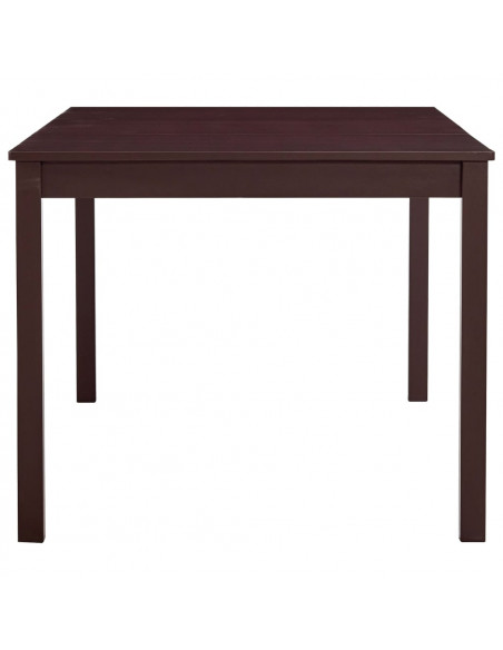 Tavolo da Pranzo Marrone Scuro 180x90x73 cm in Legno di Pino