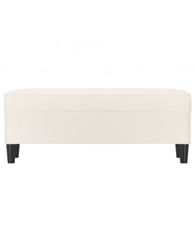 Panca Crema 100x35x41 cm in Similpelle